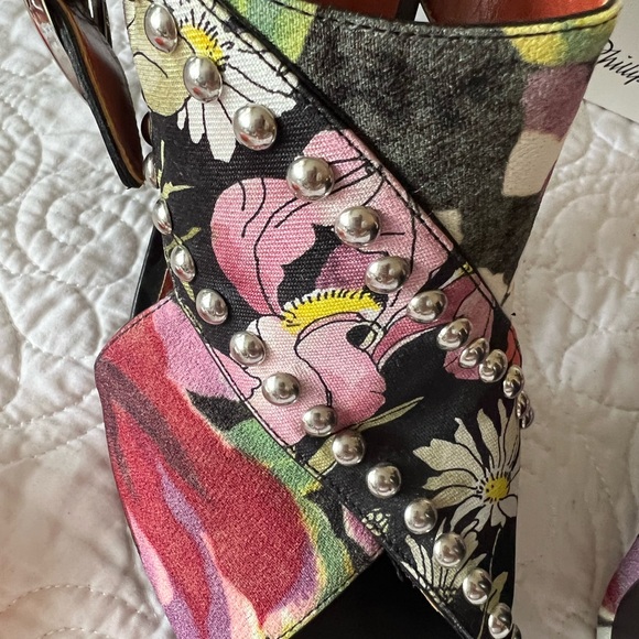 3.1 Phillip Lim Floral Patsy Studded Sandals - Picture 8 of 10